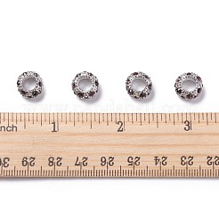 Alloy Rhinestone European Beads&nbsp;CPDL-H998-2