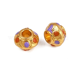 Alloy Enamel Beads&nbsp;ZIRC-I054-33G-02-02
