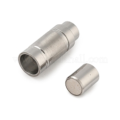 304ステンレススチール製マグネット留め具  コラム  ステンレス鋼色  26x9mm  穴：6mm&nbsp;STAS-Z147-21P