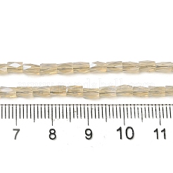 Electroplate Glass Beads Strands&nbsp;GLAA-P068-PL01