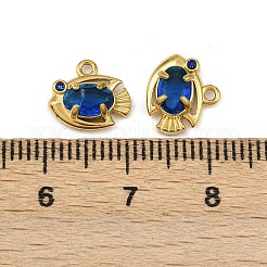 304 Stainless Steel Rhinestone Charms&nbsp;STAS-H242-05G-03