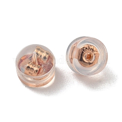 Rack Plating Brass Ear Nuts&nbsp;FIND-G036-04RG