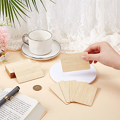 20Pcs Unfinished Wood Card Sheet&nbsp;WOOD-OC0004-48A