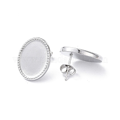 Non-Tarnish 304 Stainless Steel Stud Earring Finding&nbsp;EJEW-I285-31P