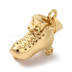 Rack Plating Brass & Cubic Zirconia Pendants&nbsp;KK-L216-064G