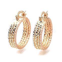 Brass Hoop Earrings for Women&nbsp;EJEW-F365-02M