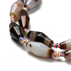 Natural Banded Agate Beads Strands&nbsp;G-F807-C01-01