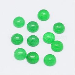 天然石マレーシアジェイドカボション  半円  染め  6x3mm&nbsp;G-F311-01-6mm