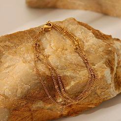 Stainless Steel Multi-Layered Satellite Chain Bracelets for Women&nbsp;KV6681