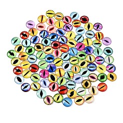Printed Transparent Glass Cabochons&nbsp;GL-CBAA22A-11