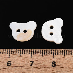 Freshwater Shell Buttons&nbsp;BUTT-T013-06