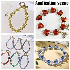 120Pcs 12 Colors Transparent Glass Beads&nbsp;GLAA-LT0001-02