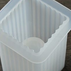 DIY シリコンキャンドル型作り  香り付きキャンドル型  正方形  55x55x80mm  内径：23x23mm&nbsp;LS-SIMO-C017-02B