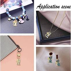 40Pcs 8 Colors Alloy Enamel Pendants&nbsp;ENAM-CJ0001-79