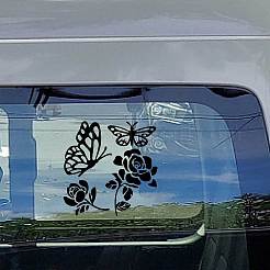 4Pcs 4 Styles PET Waterproof Self-adhesive Car Stickers&nbsp;DIY-WH0308-225A-097