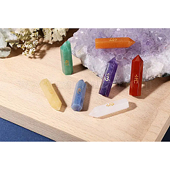 7Pcs Natural Gemstone Display Decoration&nbsp;WG16210-01