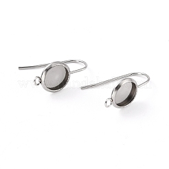 Tarnish Resistant 304 Stainless Steel Earring Hooks&nbsp;STAS-F271-01A-P