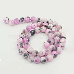 Natural Persian Jade Beads Strands&nbsp;G-D434-8mm-13