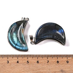 Natural Labradorite Pendants&nbsp;G-B085-16P