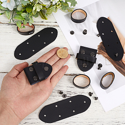 6Pcs Cowhide Leather Loop Keepers&nbsp;FIND-GF0009-19B