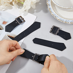 8 Sets PU Leather Sew on Toggle Buckles&nbsp;AJEW-HS0001-54C
