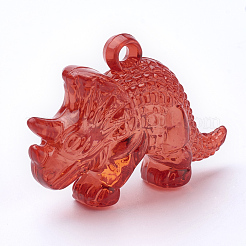 Transparent Acrylic Pendants&nbsp;TACR-T002-06