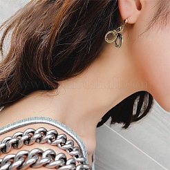 チベット風合金コネクター  手錠  アンティークブロンズ＆アンティークシルバー  30.5x11.5x1.5mm  穴：5x7mm  50個/箱&nbsp;TIBEP-PH0005-09