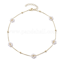 ABS Imitation Pearl Beads Necklaces&nbsp;NJEW-JN04733