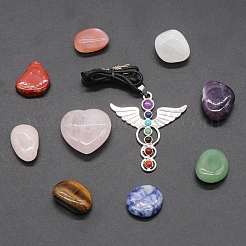 Valentine's Day Theme Chakra Gemstone Ornaments Set&nbsp;VALE-PW0003-03