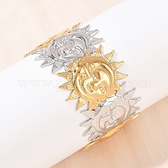304 Stainless Steel Cuff Bangles for Women&nbsp;BJEW-G757-13GP