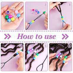 560Pcs 8 Colors Plastic Beads&nbsp;KY-PH0002-31