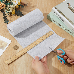 フェルトロール生地  DIY工芸品  ライトグレー  200x1mm  3 m /ロール&nbsp;DIY-WH0308-794B-02
