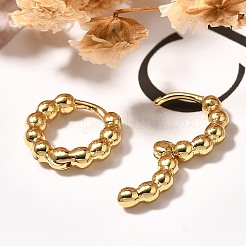 Rack Plating Round Brass Hoop Earrings for Women&nbsp;EJEW-C125-08G