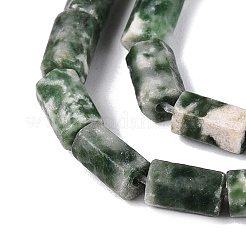 Natural Green Spot Jasper Beads Strands&nbsp;GG-N002-01A-28