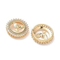 SHEGRACE Brass Clear Cubic Zirconia Pendants&nbsp;XGRQ3K762-565G