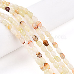 Natural Green Banded Calcite(Afghan Jade) Beads Strands&nbsp;G-N346-02A-12
