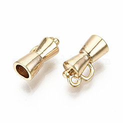 真鍮製チャーム  コーヒーポットの形  ニッケルフリー  18KGP本金メッキ  13x7x5mm  穴：1.2mm&nbsp;X-KK-S360-029-NF
