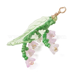 Copper Wired Glass Pendants&nbsp;PALLOY-MZ01200