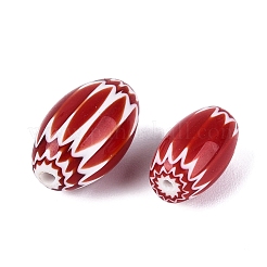 Handmade Millefiori Glass Barrel Beads&nbsp;LA-N002-04A