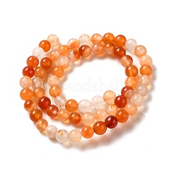 Natural Agate Beads Strands&nbsp;G-F417-01-6mm