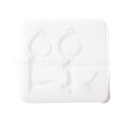 Key Shape DIY Pendant Silicone Molds&nbsp;DIY-F114-11