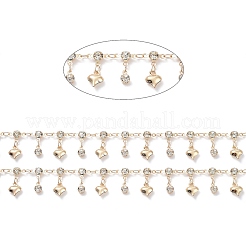 Handmade Glass Diamond Link Chains&nbsp;CHC-R135-08G