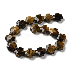 Natural Tiger Eye Beads Strands&nbsp;G-K357-C04-01