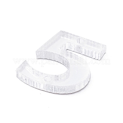 Acrylic Sew on Rhinestone&nbsp;LS-FIND-WH0009-33-5