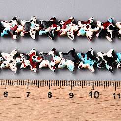 Spray Painted Synthetic Turquoise Beads Strands&nbsp;UNKW-T001-11G