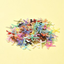 ナイロンコスチュームアクセサリー30個  蝶結び  ダークターコイズ  19x21x2.5mm  30個/セット&nbsp;DIY-FS0008-19H