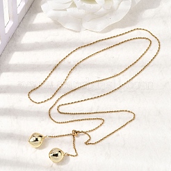 304 Stainless Steel Chain Pendants Necklaces for Women&nbsp;NJEW-A068-01C-G