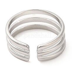 Non-Tarnish 304 Stainless Steel Open Cuff Rings&nbsp;LS-RJEW-K245-84P