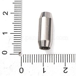 304ステンレススチール製マグネット留め具  コラム  ステンレス鋼色  17x7x7mm  穴：4mm&nbsp;STAS-A151-01C-P
