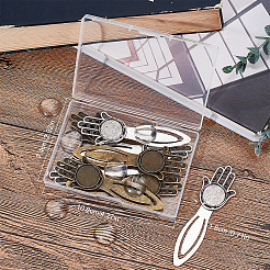 DIY Blank Dome Hamsa Hand Bookmark Making Kit&nbsp;DIY-SC0021-03